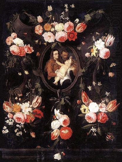 Jan Van Kessel Holy Family china oil painting image